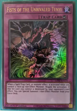 YuGiOh Fists of the Unrivaled Tenyi Ultra Rare 1st Edition GFP2-EN174 - Image 1