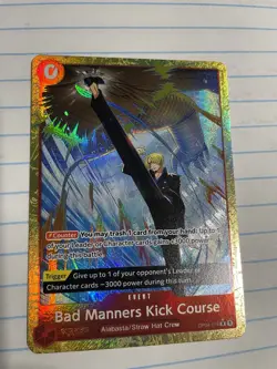 PRB02 One Piece The Best 2 English Bad Manners Kick Course Alt Art #OP04-016 - Image 1