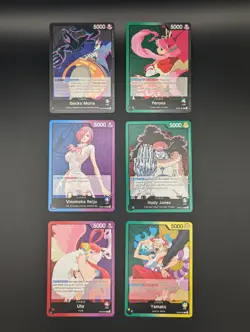 One Piece TCG OP06 Wings of The Captain Leaders (6) Complete Set ENGLISH - Image 1