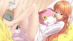 Anime nami one piece barefoot legs panties redhead long Playmat Gaming Mat Desk - Image 1