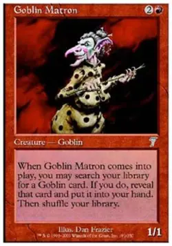 Goblin Matron - Medium Play MTG 7th Edition - Image 1