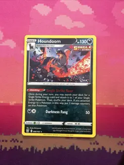 Pokemon Card Houndoom Battle Styles Rare 096/163 NM - Image 1