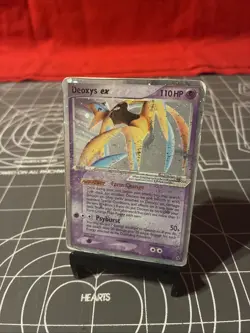 Vintage 2005 Pokemon Deoxys Ex 98/107 Card Heavily Played - Image 1