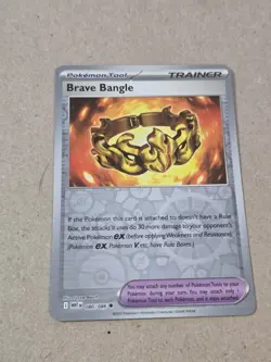 Brave Bangle 080/086 White Flare Reverse Holo NM Pokemon Card - Image 1