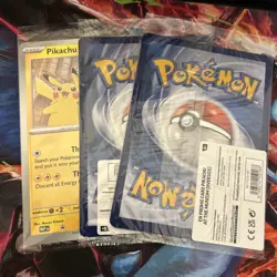 Pikachu At The Museum, Pokemon X Natural History Museum Jumbo Promo Card X3 NEW - Image 2