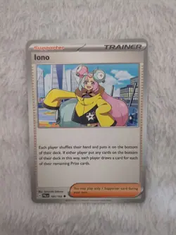 185/193 IONO | UNCOMMON | PALDEA EVOLVED POKEMON CARD - Image 1