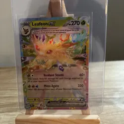 Leafeon Ex 006/131 Prismatic Evolutions Double Rare Mint Condition Pokemon Card - Image 2