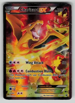 Charizard EX - XY121 Holo Promo XY Promo Pokemon HP crease - Image 1