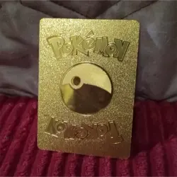 Pokemon Dracaufeu VMAX Gold Metal Card 330 HP Fire Type VMAX Specialty - Image 1