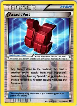 Assault Vest 133/162 XY - BREAKthrough Pokemon LP Reverse Holo - Image 1