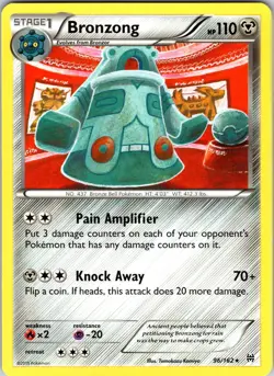 Bronzong 96/162 XY - BREAKthrough Pokemon TCG NM Normal - Image 1