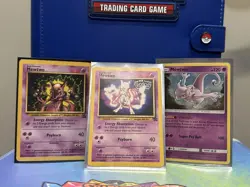 Mewtwo Promo Lot Pokemon movie stamp wizard black star - Image 3