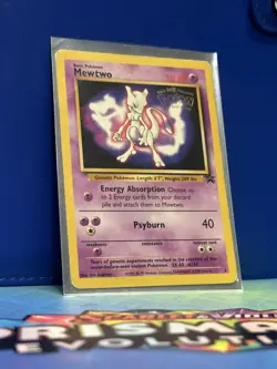 Mewtwo Promo Lot Pokemon movie stamp wizard black star - Image 4