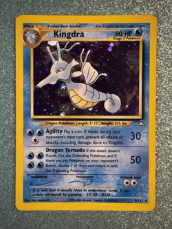 KINGDRA — Holo Rare, Neo Genesis, NM/LP, 8/111⍣ (Pokemon TCG, 2000) - Image 1
