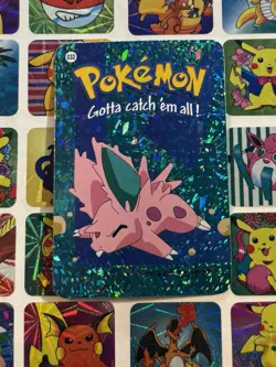 Pokemon 151 Vintage Pocket Monsters Vending HOLO Prism Sticker 2000 Nintendo - Image 1