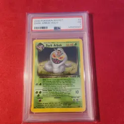DARK ARBOK 2000 POKEMON TEAM ROCKET RARE HOLO 2/82 PSA 1 Poor - Image 1