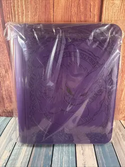 Sleeve Chief Purple Evil Gengar 360 pocket Binder Sealed Pokemon Toploader - Image 1