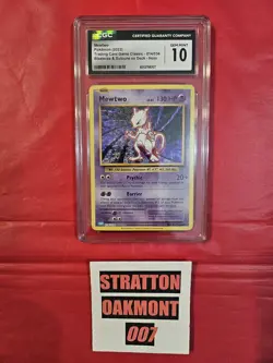 Pokemon Mewtwo 2023 CGC GEM MINT 10 Slab 014/034 Blastoise & Suicune ex Holo ENG - Image 1
