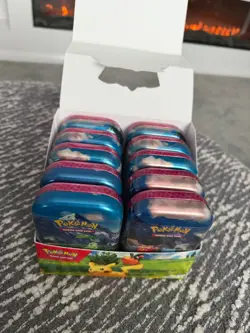 10x Pokemon TCG Ascended Heroes Mini Tins Sealed - With Display Case - Image 2