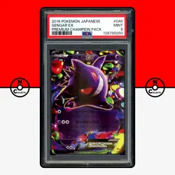 Pokemon PSA 10 SET M Gengar EX Premium Champion Pack 048 049 131 Mega CP4 - Image 3
