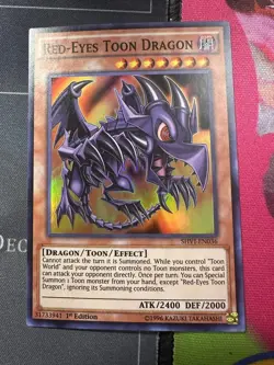 Red-Eyes Toon Dragon SHVI-EN036 - Super Rare - 1st Edition NM Yugioh - Image 1