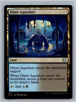 Magic MTG Ravnica City Of Guilds 4x Dimir Aqueduct #276/306 TCG CCG Playset - Image 1