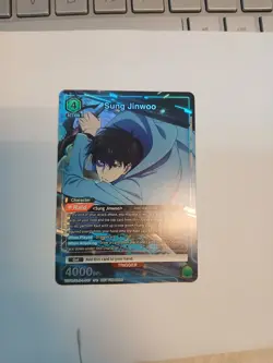 Solo Leveling Union Arena Sung Jinwoo 047 Release Event Participation Promo Card - Image 1