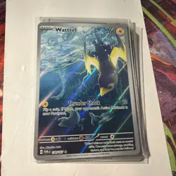 Pokemon TCG Wattrel Scarlet & Violet Twilight Masquerade Holo Card 178/167 - Image 1