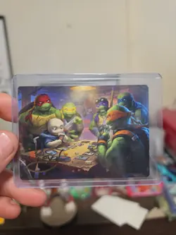 Lessons From Life MTG TMNT Art Card Gold-Stamped 14/54 - Image 1