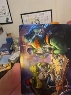 Lessons From Life MTG TMNT Art Card Gold-Stamped 14/54 - Image 4