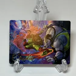 Super Combo Art Card [Gold-Stamped Signature] #44 Magic TMNT Art Series - Image 1