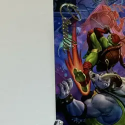 Super Combo Art Card [Gold-Stamped Signature] #44 Magic TMNT Art Series - Image 4