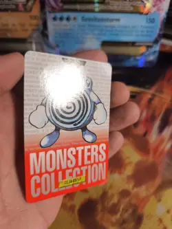Pokemon Karte Card carddass Monsters collection Red 1996 japanese Poliwhirl VG- - Image 2