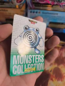 Pokemon Karte Card carddass Monsters collection Green 1996 japan Poliwhirl Exc+ - Image 4