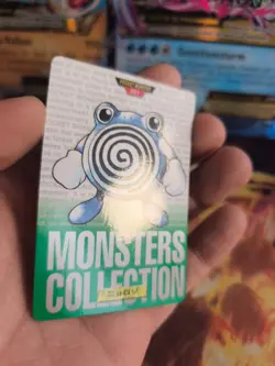 Pokemon Karte Card carddass Monsters collection Green 1996 japan Poliwhirl Exc+ - Image 5
