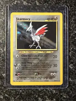 Pokemon TCG Skarmory Neo Genesis Holo Rare Card 13/111 - Image 1