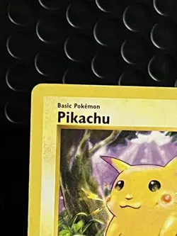 Pikachu Red Cheeks Shadowless Base Set 58/102 Non Holo Pokemon TCG Card - Image 3