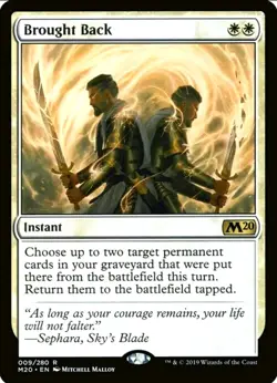 X 1 Brought Back NM-M M20 009 MTG Magic The Gathering - Image 1
