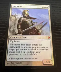 Sun Titan *FOIL* - Duel Decks: Heroes vs. Monsters Magic the Gathering MTG - Image 1