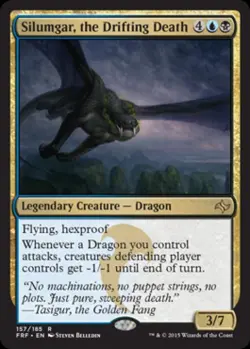 Silumgar, the Drifting Death - Light Play MTG Fate Reforged - Image 1