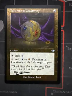 Near Mint x 1 Talisman of Creativity - Foil Etched - Retro Frame Modern Horizons - Image 1