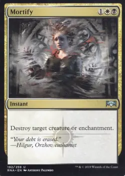 3X MORTIFY 192/259 RAVNICA ALLEGIANCE MTG MAGIC NM X3 - Image 1