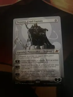 Tezzeret, Cruel Captain (Borderless) Edge of Eternities Regular - Image 1
