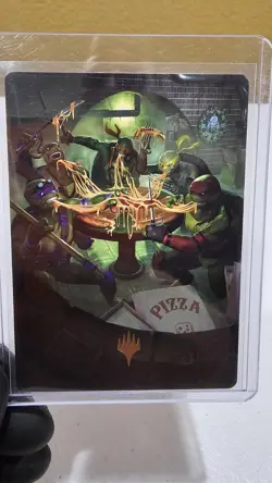 Food Chain 33/54 Art Series Gold Stamped - TMNT X MTG - Image 1