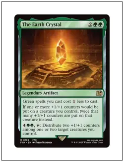 1x The Earth Crystal, Final Fantasy, Magic MTG NM - Image 1