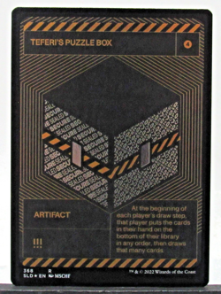 MTG Teferi's Puzzle Box Foil Secret Lair Drop NM 2022 Magic The Gathering - Image 1