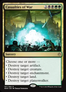 Casualties of War -Foil Near Mint MTG War of the Spark - Image 1