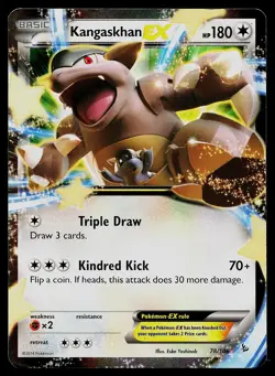 Pokemon Card Flashfire Kangaskhan EX 78/106 Rare - Image 1