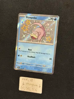 Pokemon Paldean Fates - Slowpoke - 116/091 - Baby Shiny Holo - M/NM - Image 4