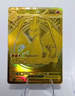 Mega Charizard Y EX 294/217 Gold Hyper Rare, Ascended Heroes, Pokemon TCG - Image 1